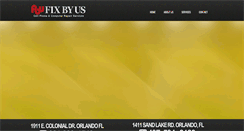 Desktop Screenshot of fixbyus.com